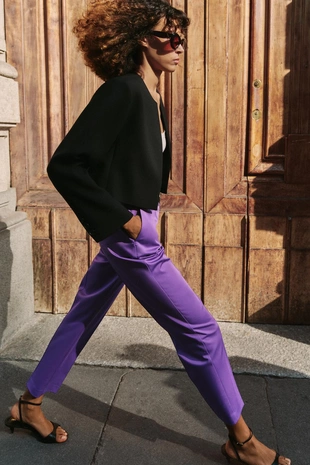 Короткий блейзер с подплечниками- Заказать в России