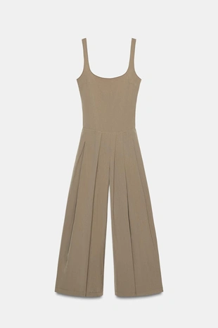 Нейлоновый комбинезон в складку- Заказать в России