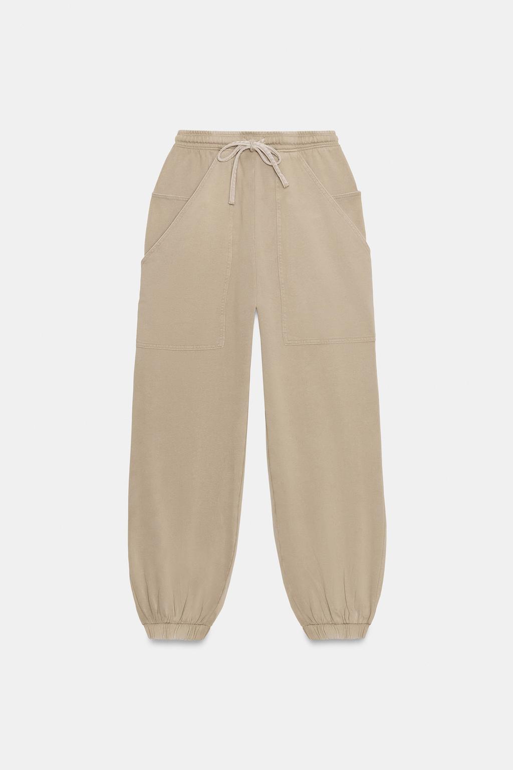 БРЮКИ-ДЖОГГЕРЫ С КАРМАНАМИ