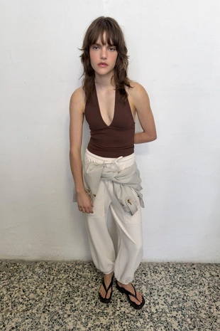 Брюки-джоггеры с карманами- Заказать в России