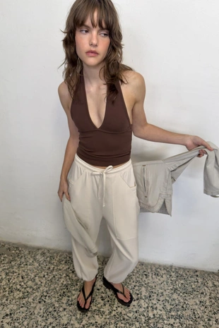 Брюки-джоггеры с карманами- Заказать в России