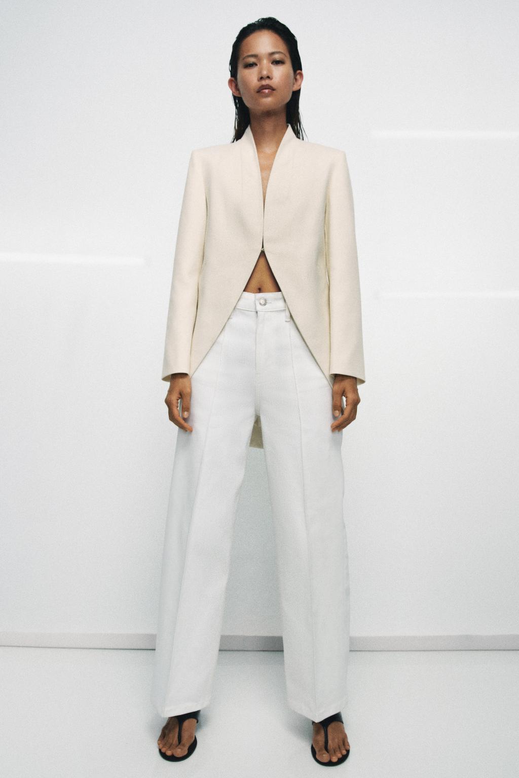 ДЖИНСЫ  С ВЫСОКОЙ ПОСАДКОЙ — коллекция Zara «ZW»