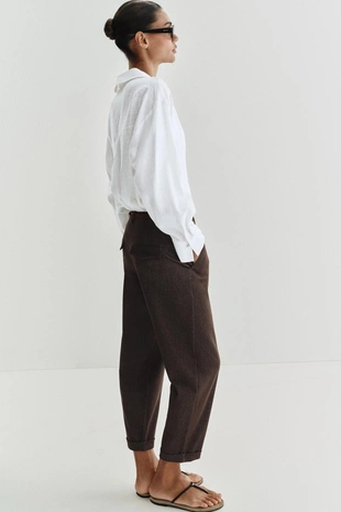 Брюки чинос с плетеным ремнем- Заказать в России