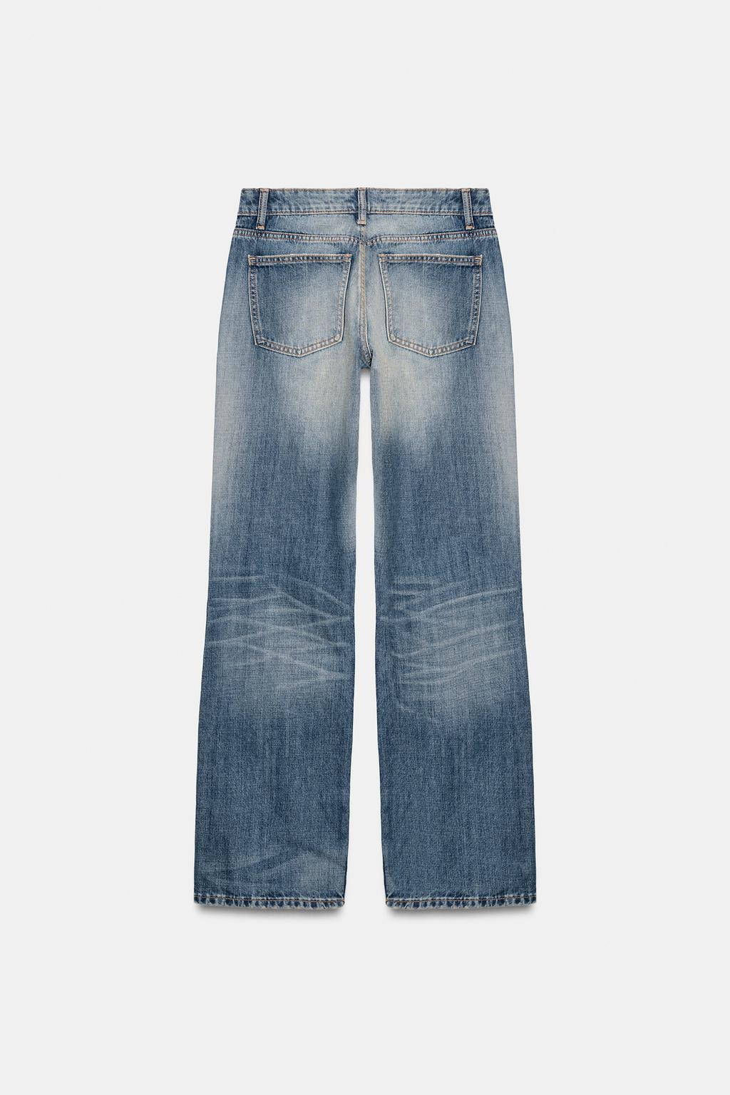 ДЖИНСЫ TRF  С НИЗКОЙ ПОСАДКОЙ