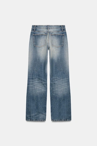Джинсы TRF WIDE-LEG с низкой посадкой- Заказать в России