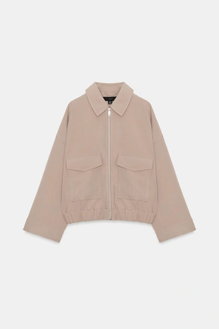 Куртка с эластичным низом- Заказать в России