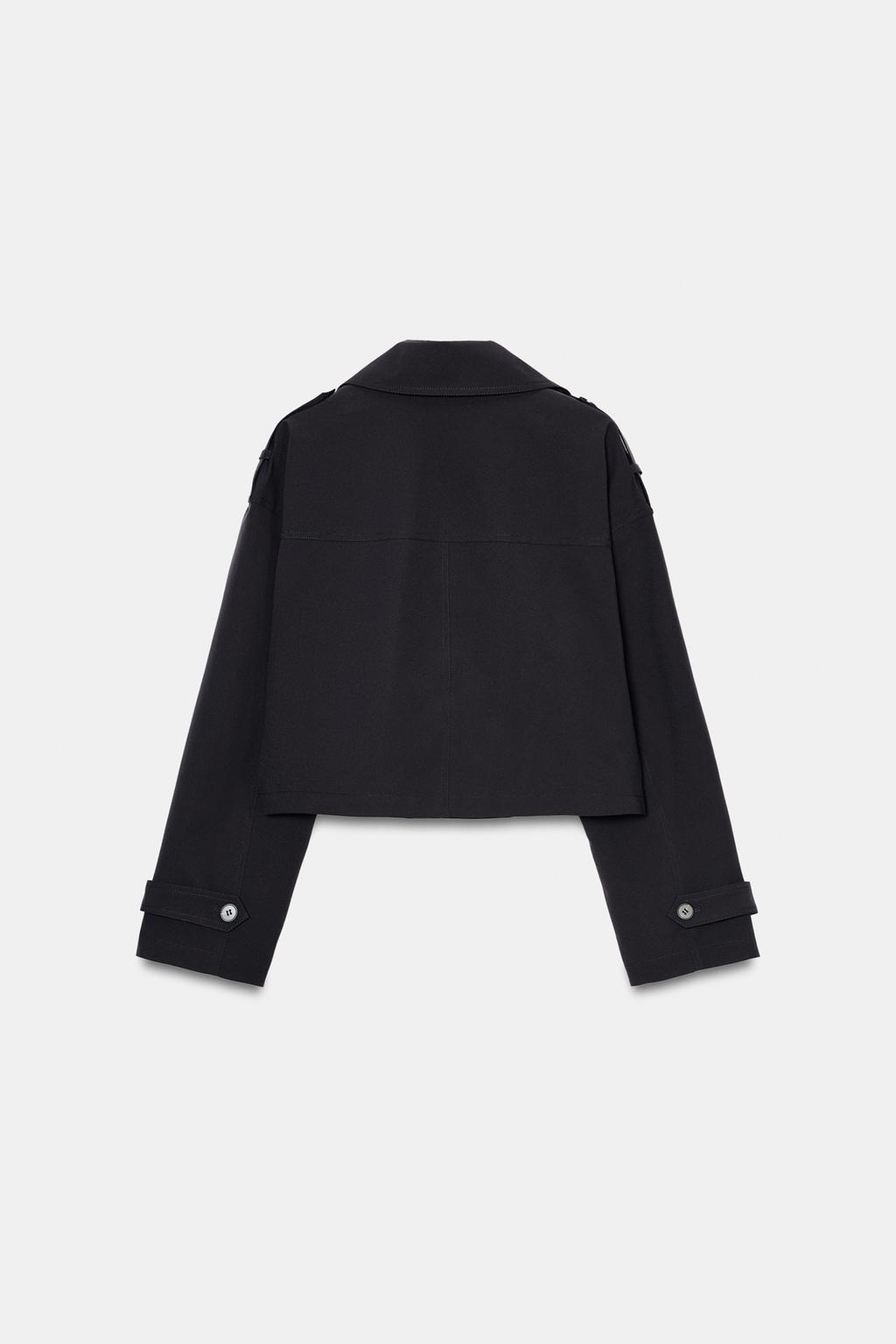 УКОРОЧЕННЫЙ ДВУБОРТНЫЙ ТРЕНЧ