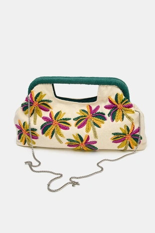 Сумка-мешок с бусинами и принтом- Заказать в России