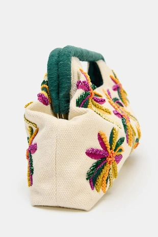 Сумка-мешок с бусинами и принтом- Заказать в России