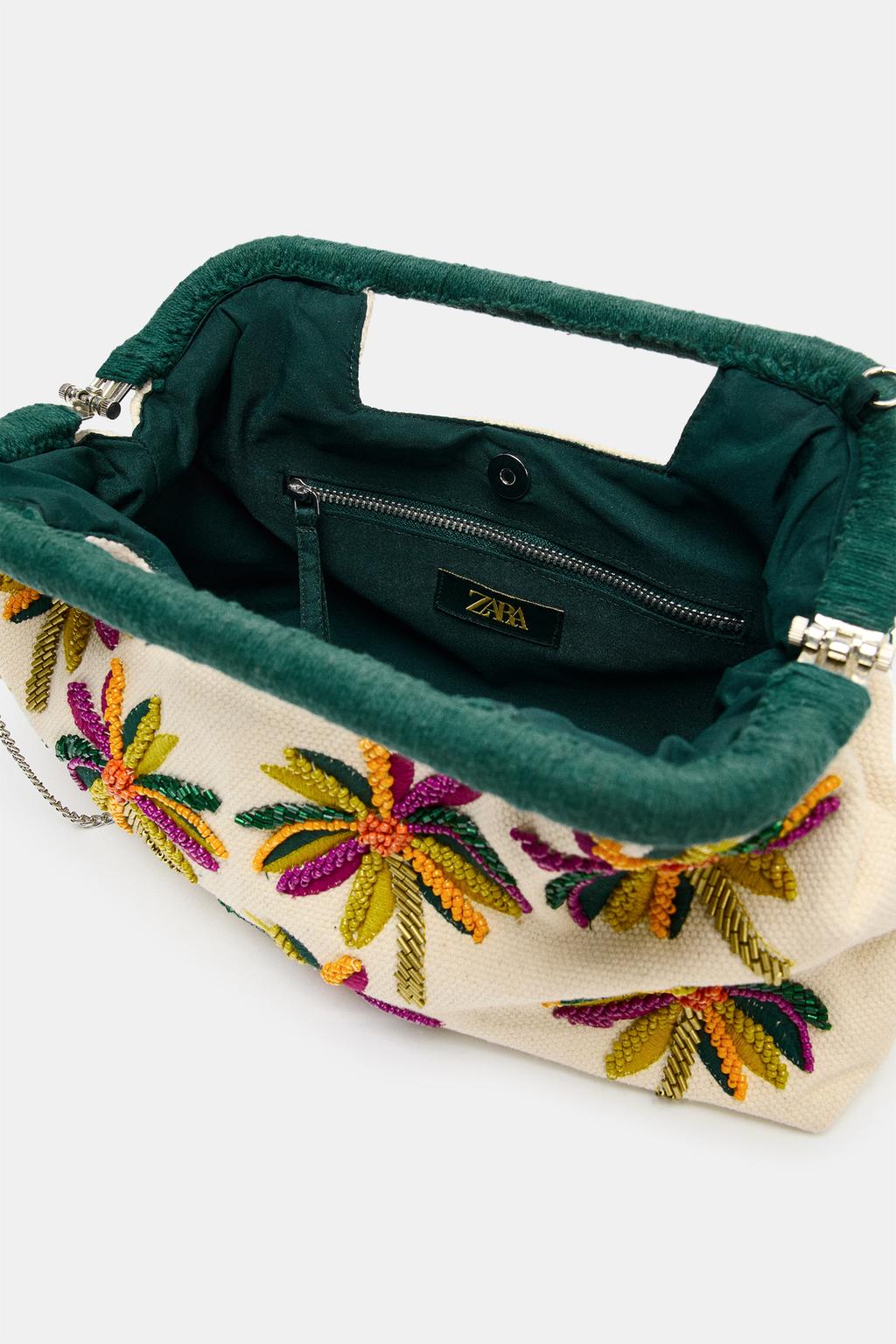 СУМКА-МЕШОК С БУСИНАМИ И ПРИНТОМ