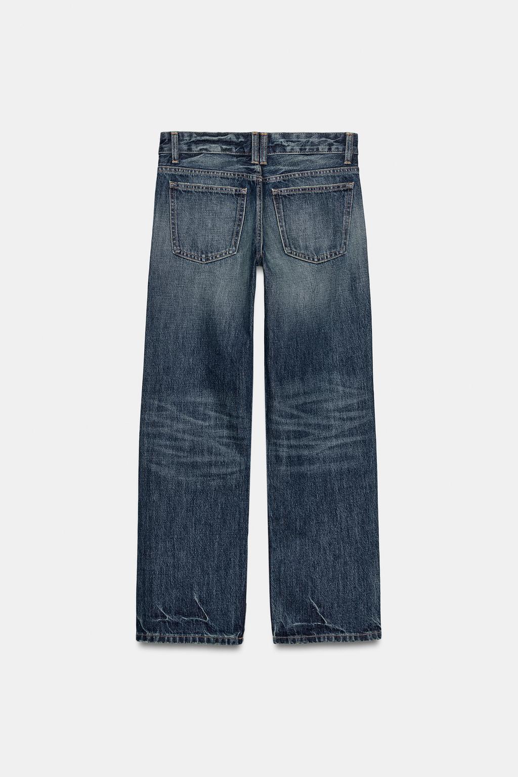 ДЖИНСЫ TRF ПРЯМОГО КРОЯ С НИЗКОЙ ПОСАДКОЙ