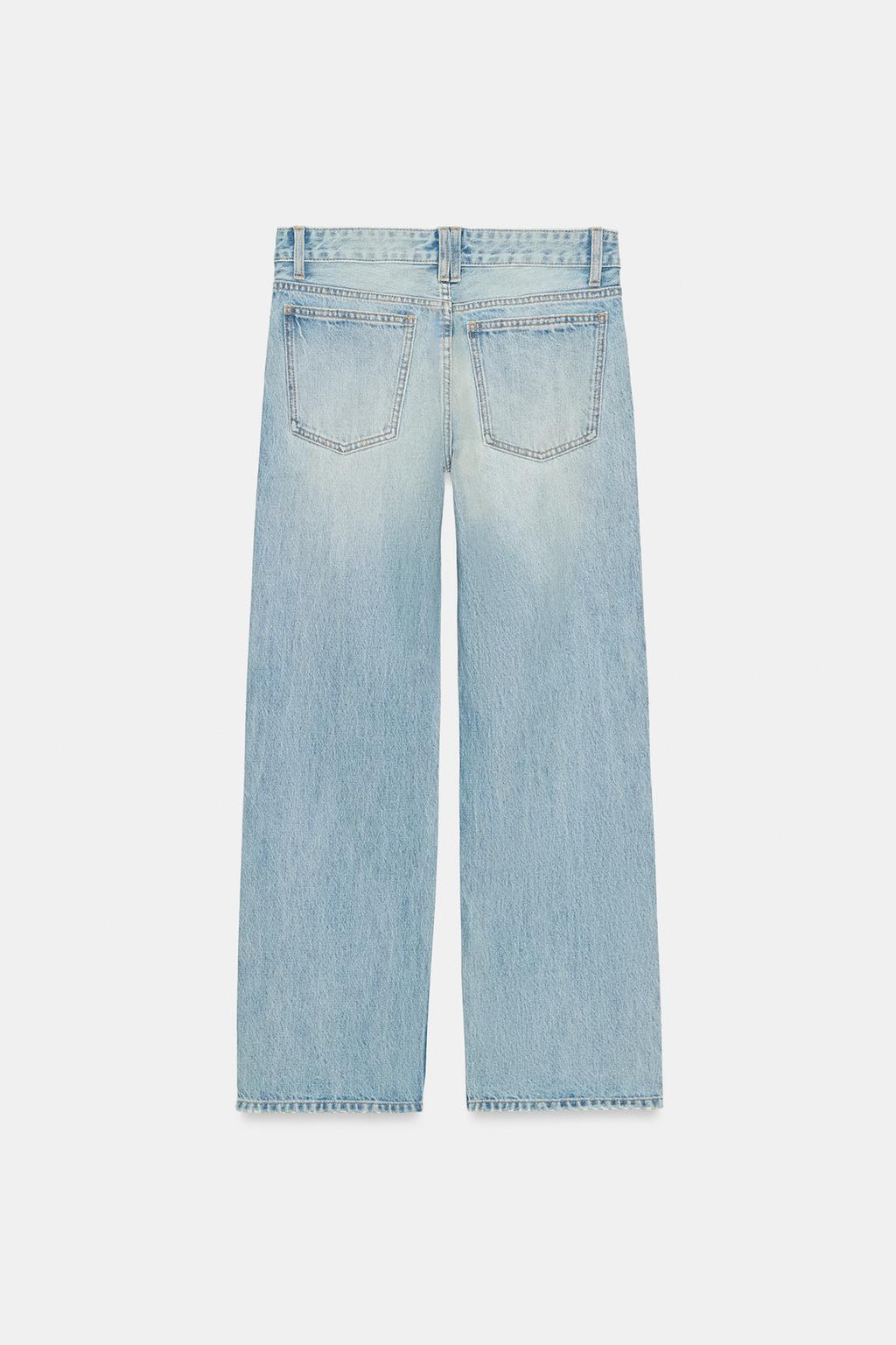 ДЖИНСЫ TRF ПРЯМОГО КРОЯ С НИЗКОЙ ПОСАДКОЙ