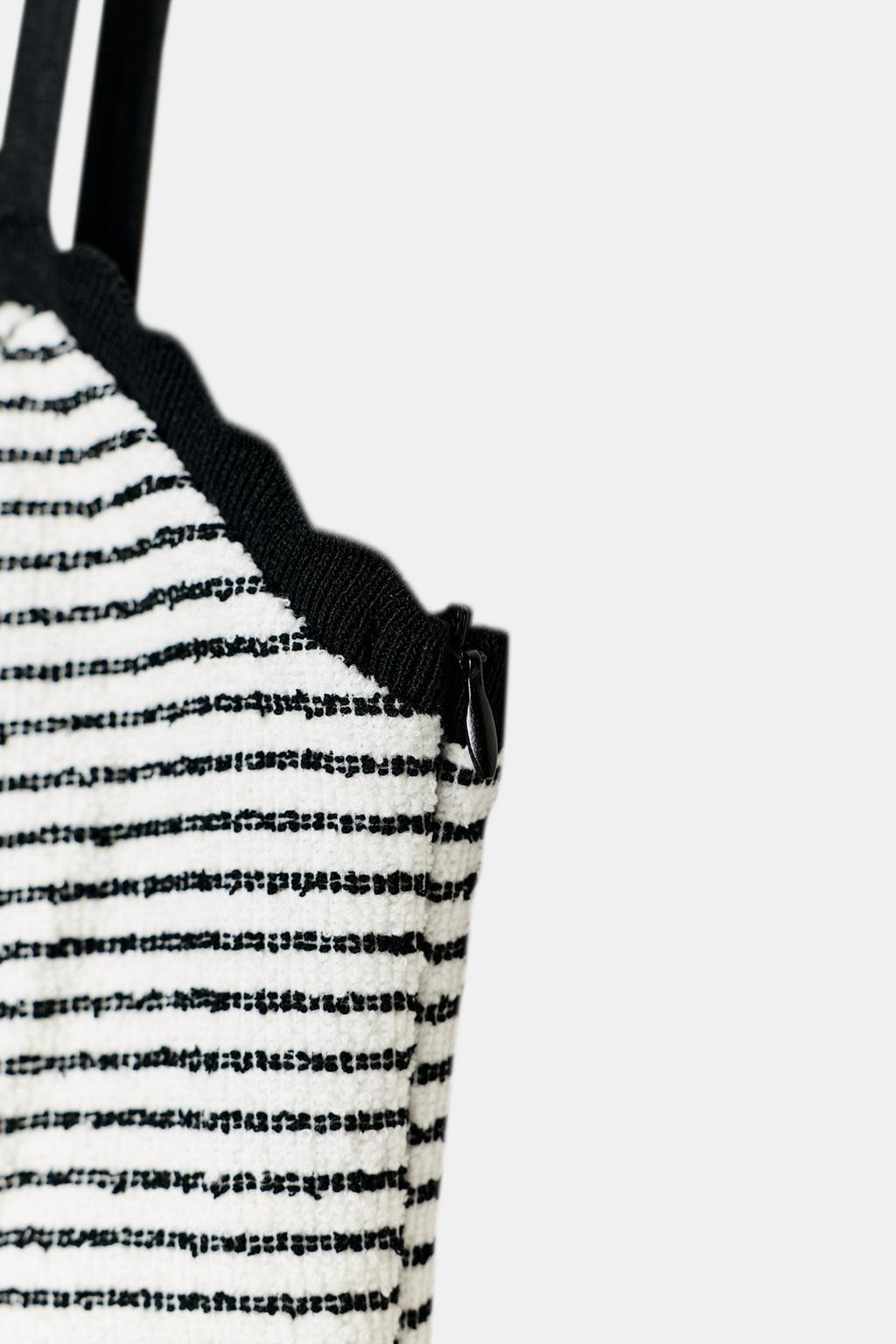 ПЛАТЬЕ ИЗ БУКЛЕ В ПОЛОСКУ