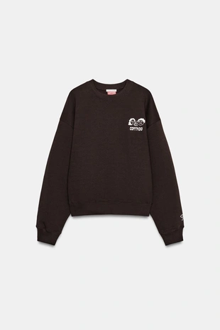 Толстовка с вырезанным принтом- Заказать в России