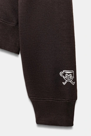 Толстовка с вырезанным принтом- Заказать в России