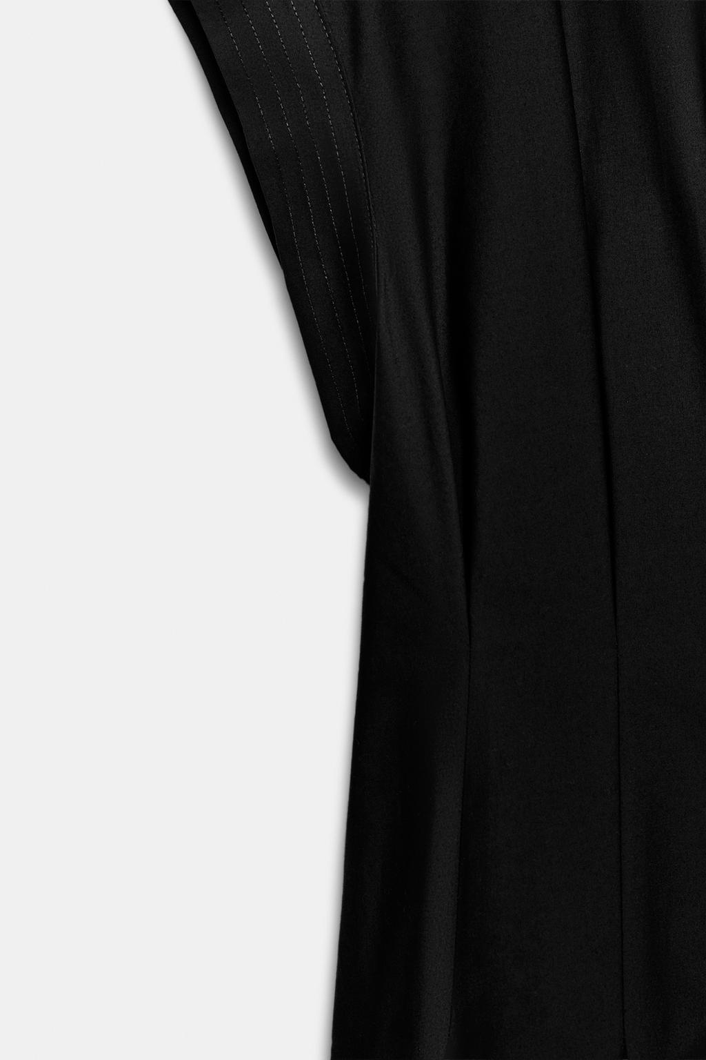 ПЛАТЬЕ ИЗ ПОПЛИНА СО СКЛАДКАМИ — коллекция «ZW»