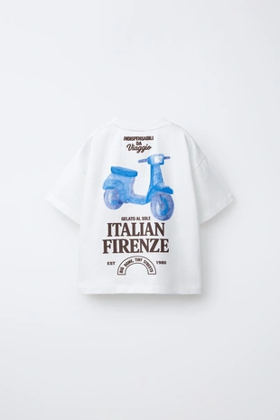 Футболка с нашивкой «мото»- Заказать в России