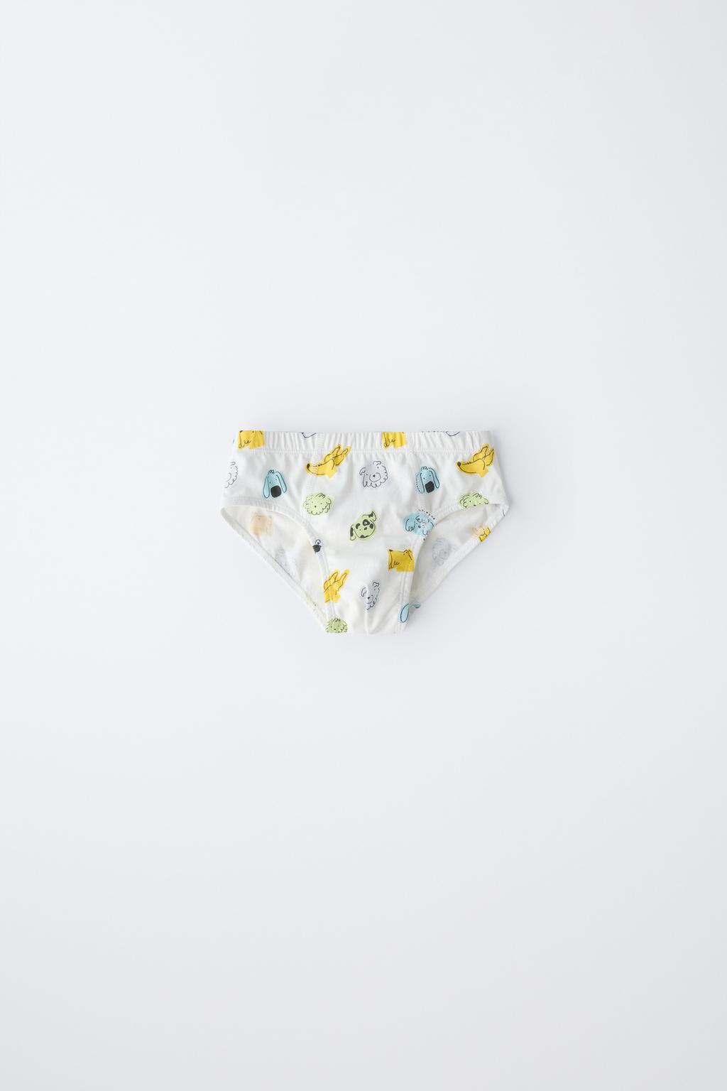 1,5-6 ЛЕТ/НАБОР ИЗ 6 ТРУСОВ С СОБАКАМИ