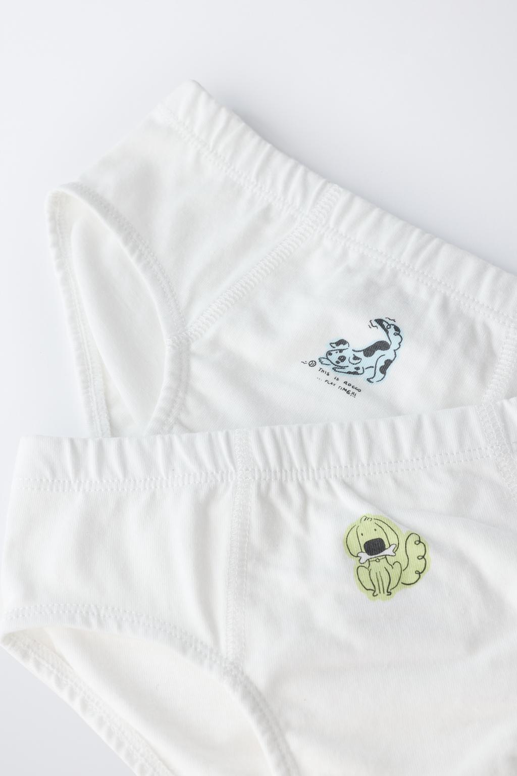 1,5-6 ЛЕТ/НАБОР ИЗ 6 ТРУСОВ С СОБАКАМИ