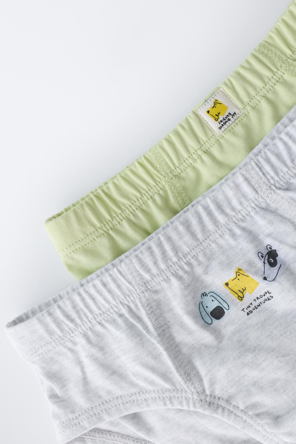 1,5-6 ЛЕТ/НАБОР ИЗ 6 ТРУСОВ С СОБАКАМИ