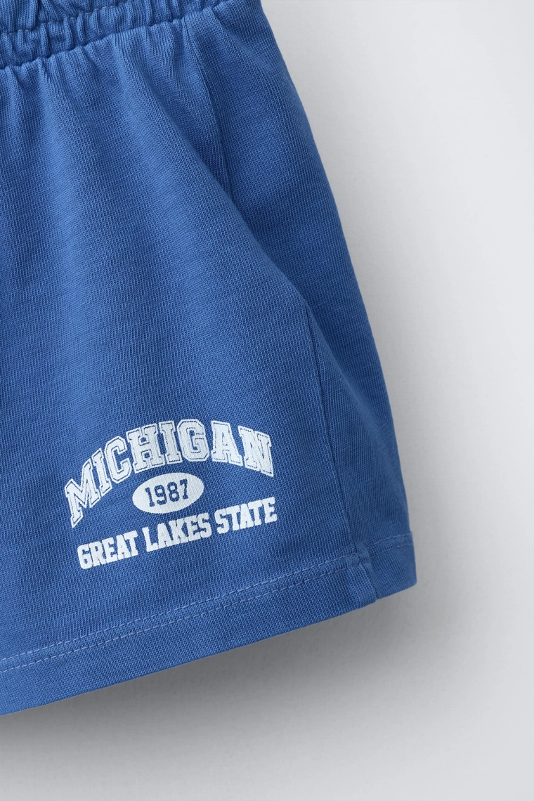 Шорты-бермуды из тяжелого джерси