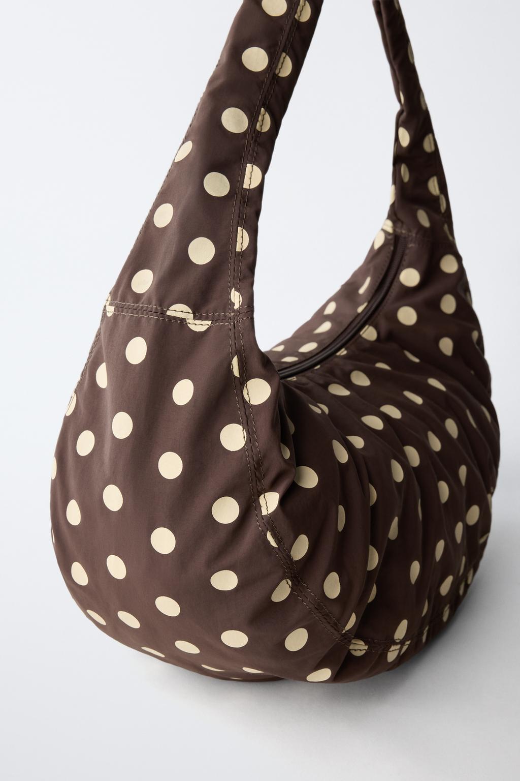 СУМКА С ПЛЕЧЕВЫМ РЕМНЕМ И ГОРОШКОМ