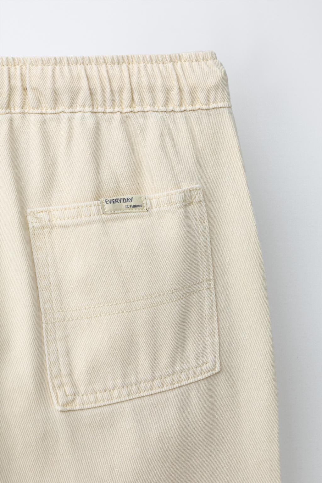 ПРЯМЫЕ СВОБОДНЫЕ БРЮКИ ИЗ САРЖИ