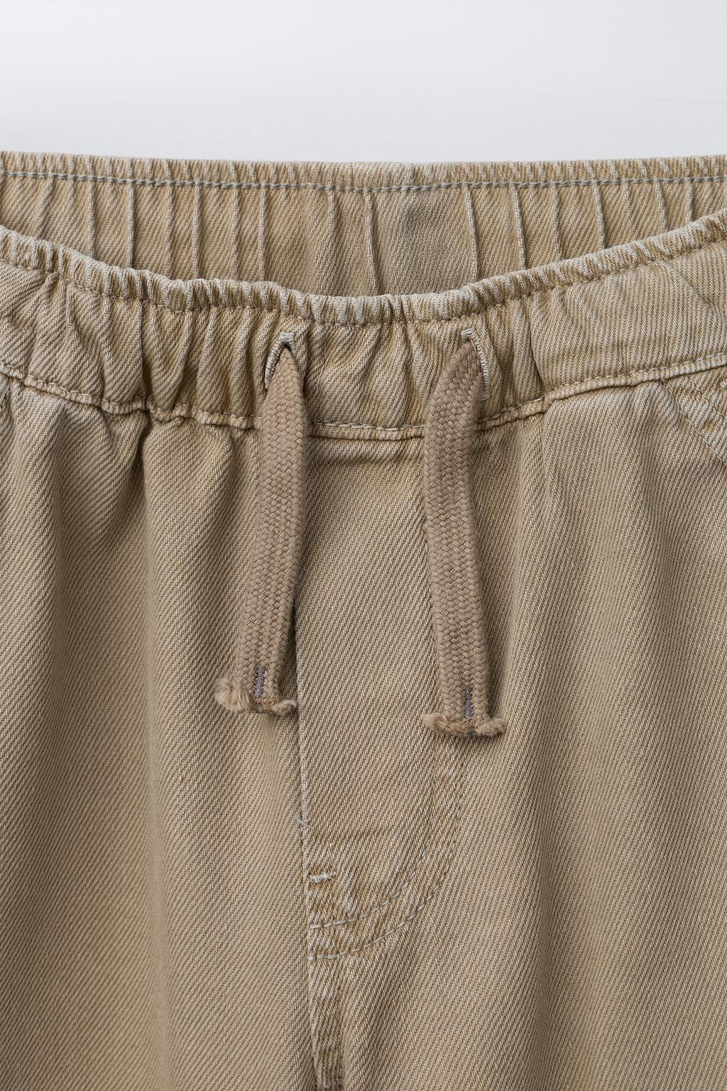 ПРЯМЫЕ СВОБОДНЫЕ БРЮКИ ИЗ САРЖИ