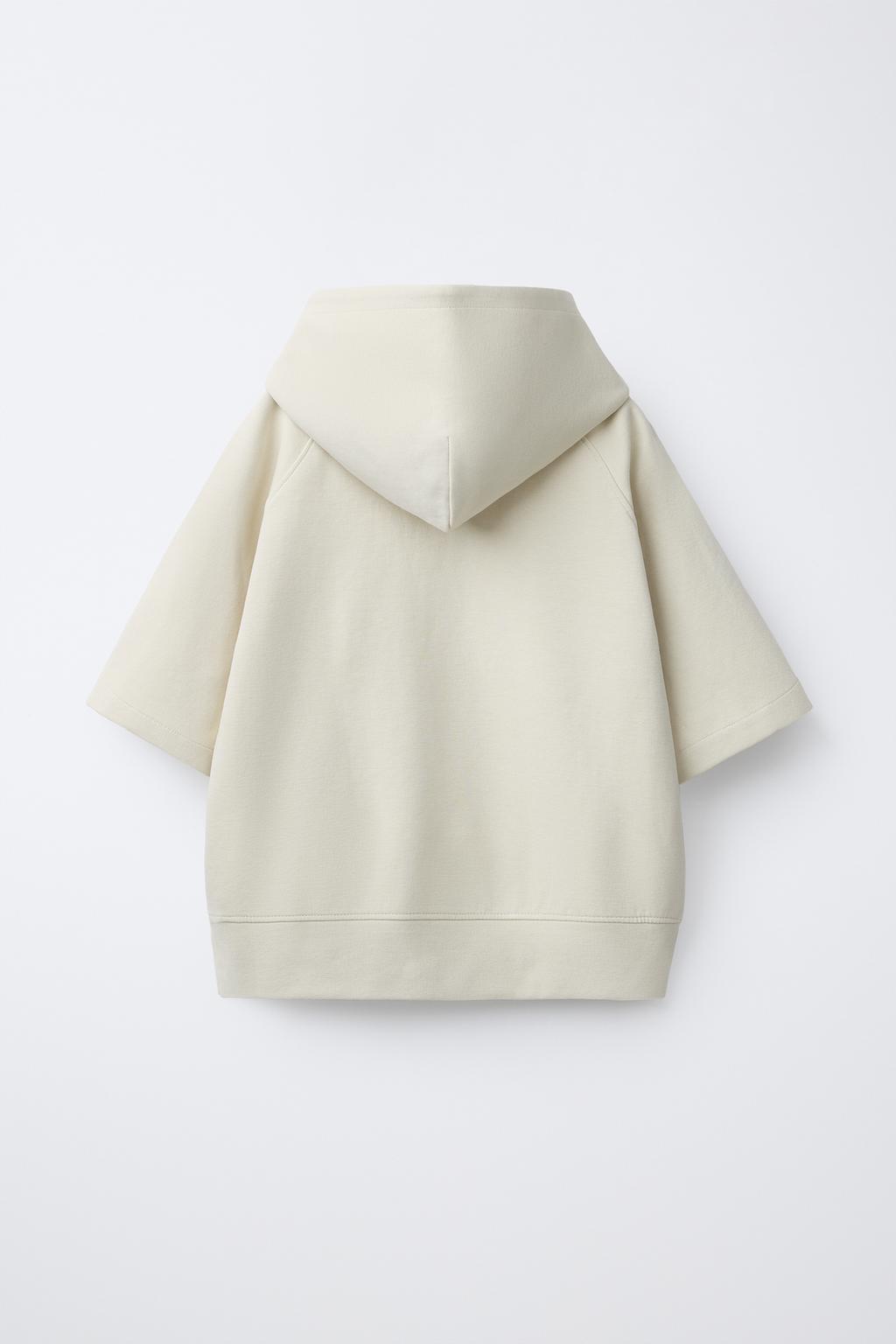 КОМПЛЕКТ ИЗ ТОЛСТОВКИ С КАПЮШОНОМ И ШОРТОВ ИЗ ТКАНИ ИНТЕРЛОК