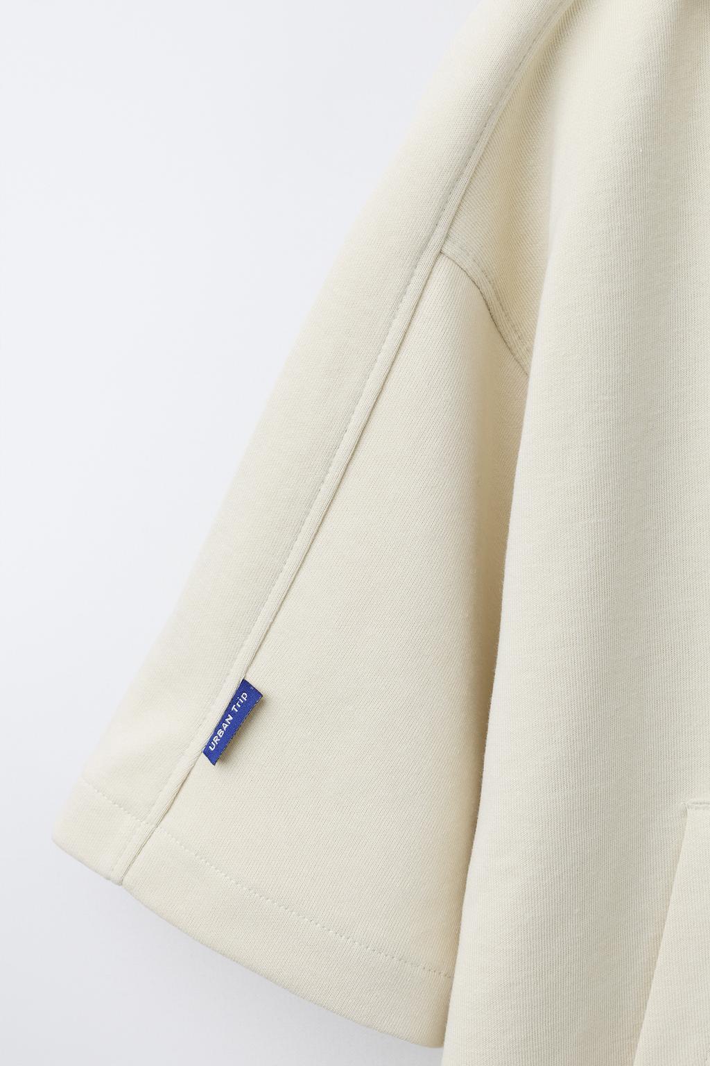 КОМПЛЕКТ ИЗ ТОЛСТОВКИ С КАПЮШОНОМ И ШОРТОВ ИЗ ТКАНИ ИНТЕРЛОК