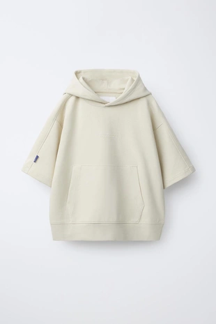 Комплект из толстовки с капюшоном и шортов из ткани интерлок- Заказать в России