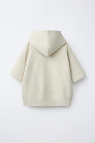 Комплект из толстовки с капюшоном и шортов из ткани интерлок- Заказать в России