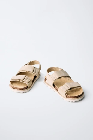 Кожаные сандалии- Заказать в России