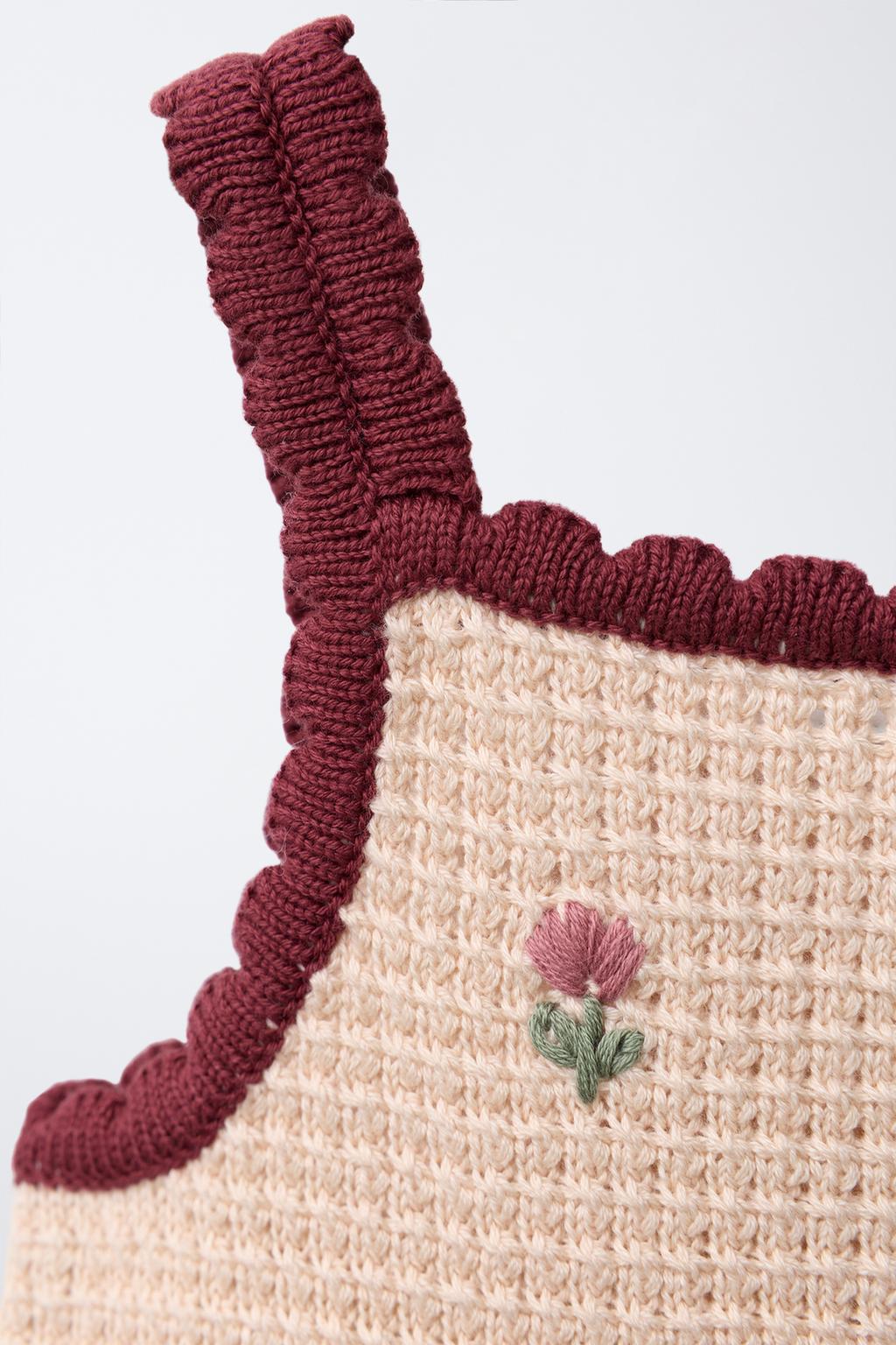 КОМБИНИРОВАННОЕ ТРИКОТАЖНОЕ ПЛАТЬЕ