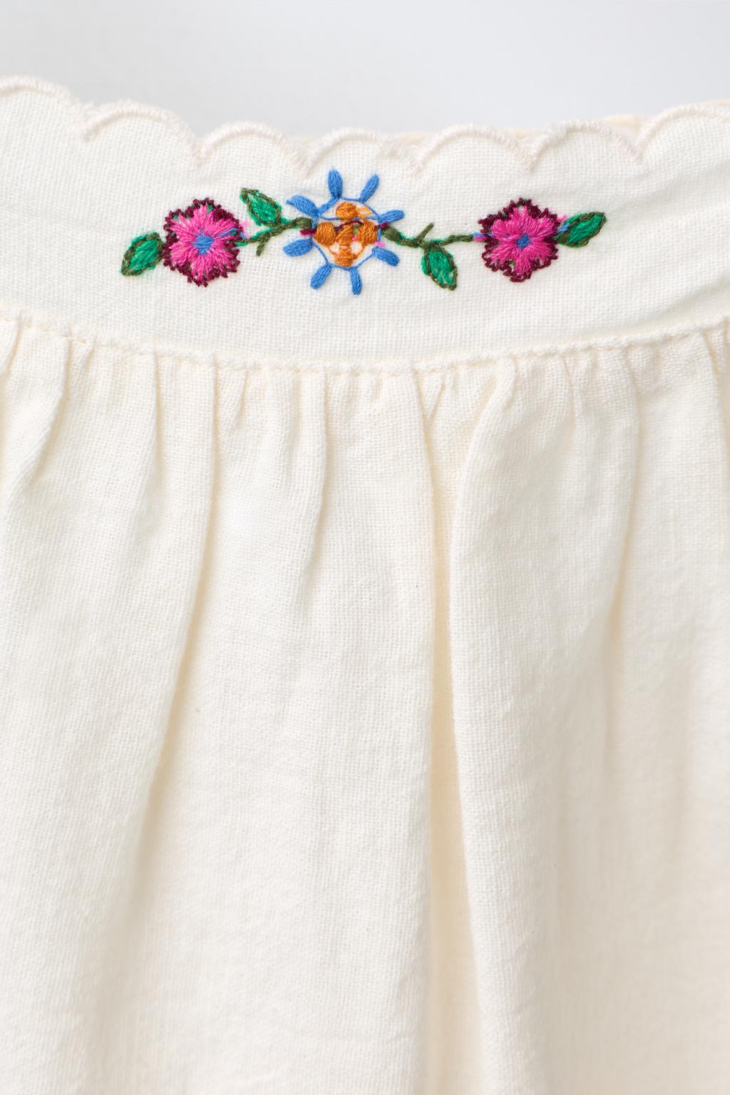 ТОП С ВЫШИТЫМИ ЦВЕТАМИ ИЗ ХЛОПКА И ЛЬНА