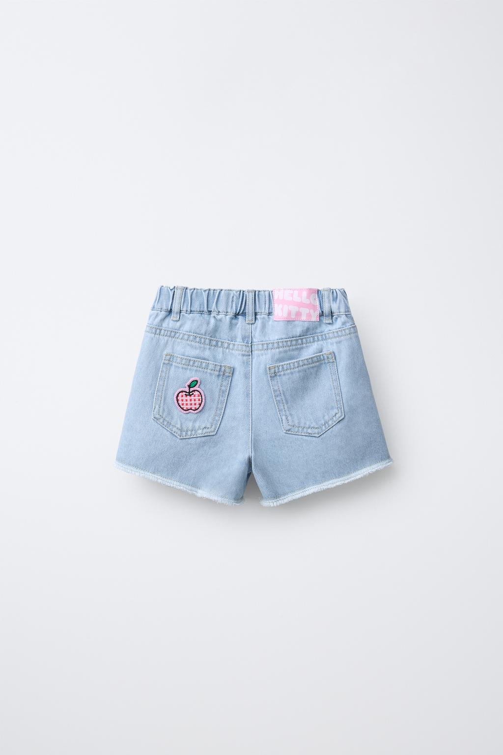 ДЖИНСОВАЯ ЮБКА-БЕРМУДЫ HELLO KITTY © SANRIO