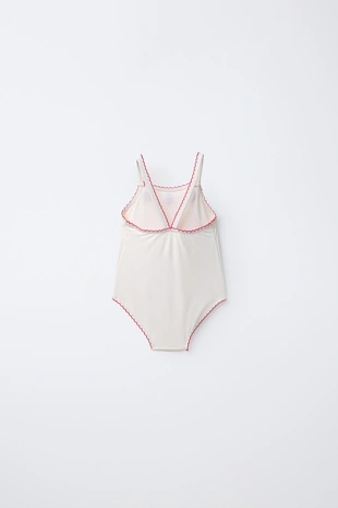 1-6 лет/купальник с вышивкой «клубника»- Заказать в России