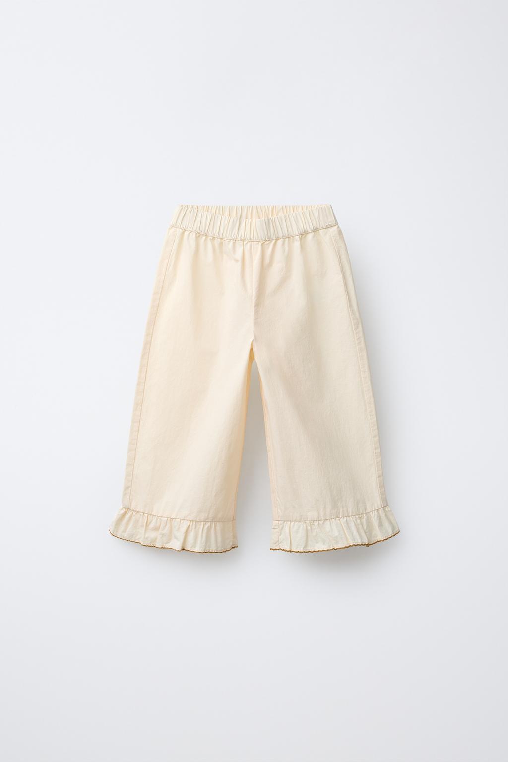 БРЮКИ-КЮЛОТЫ ИЗ ПОПЛИНА