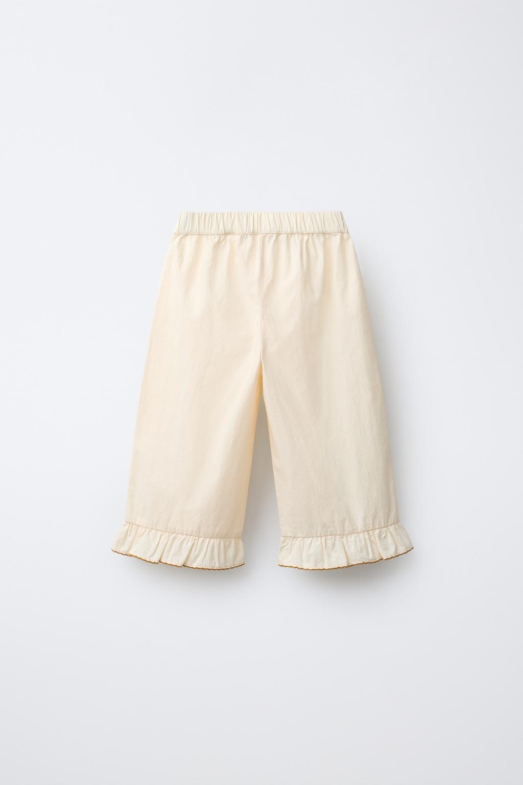 БРЮКИ-КЮЛОТЫ ИЗ ПОПЛИНА