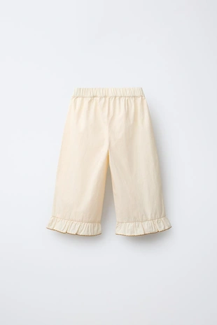 Брюки-кюлоты из поплина- Заказать в России