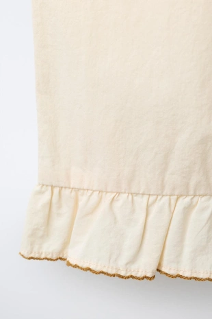 Брюки-кюлоты из поплина- Заказать в России