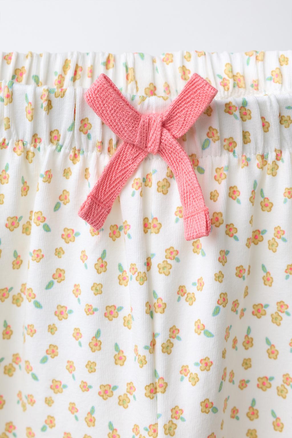 1,5–6 ЛЕТ/ ПИЖАМА «БОМБАШКИ» С ЦВЕТОЧНЫМ ПРИНТОМ