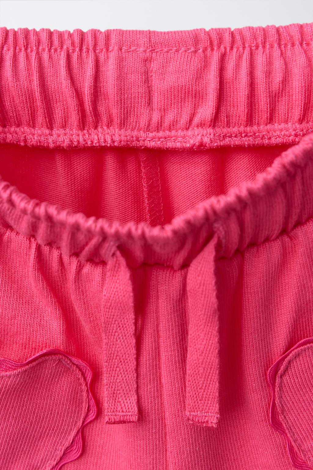 ШОРТЫ-БЕРМУДЫ «СЕРДЦЕ» С ВОЛНИСТЫМ КРАЕМ