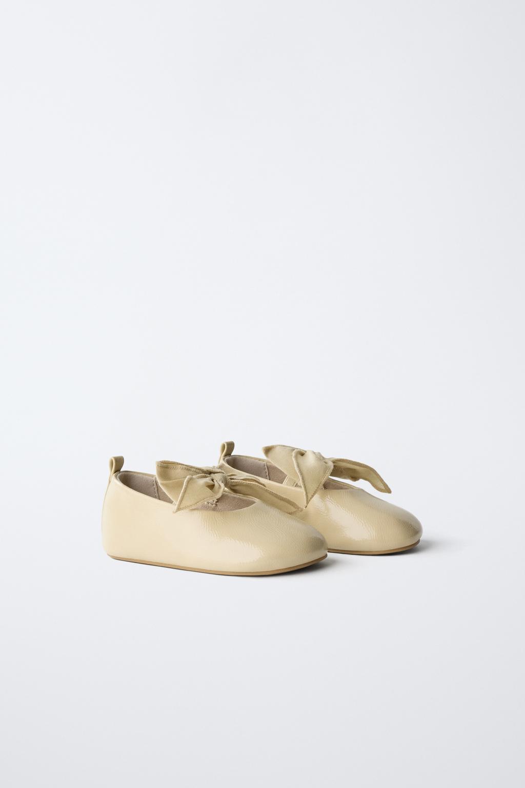 Балетки с бантом