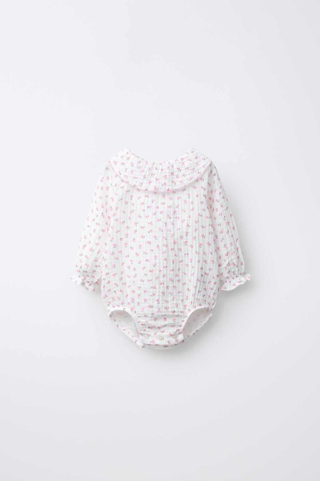 БОДИ С ЦВЕТОЧНЫМ УЗОРОМ