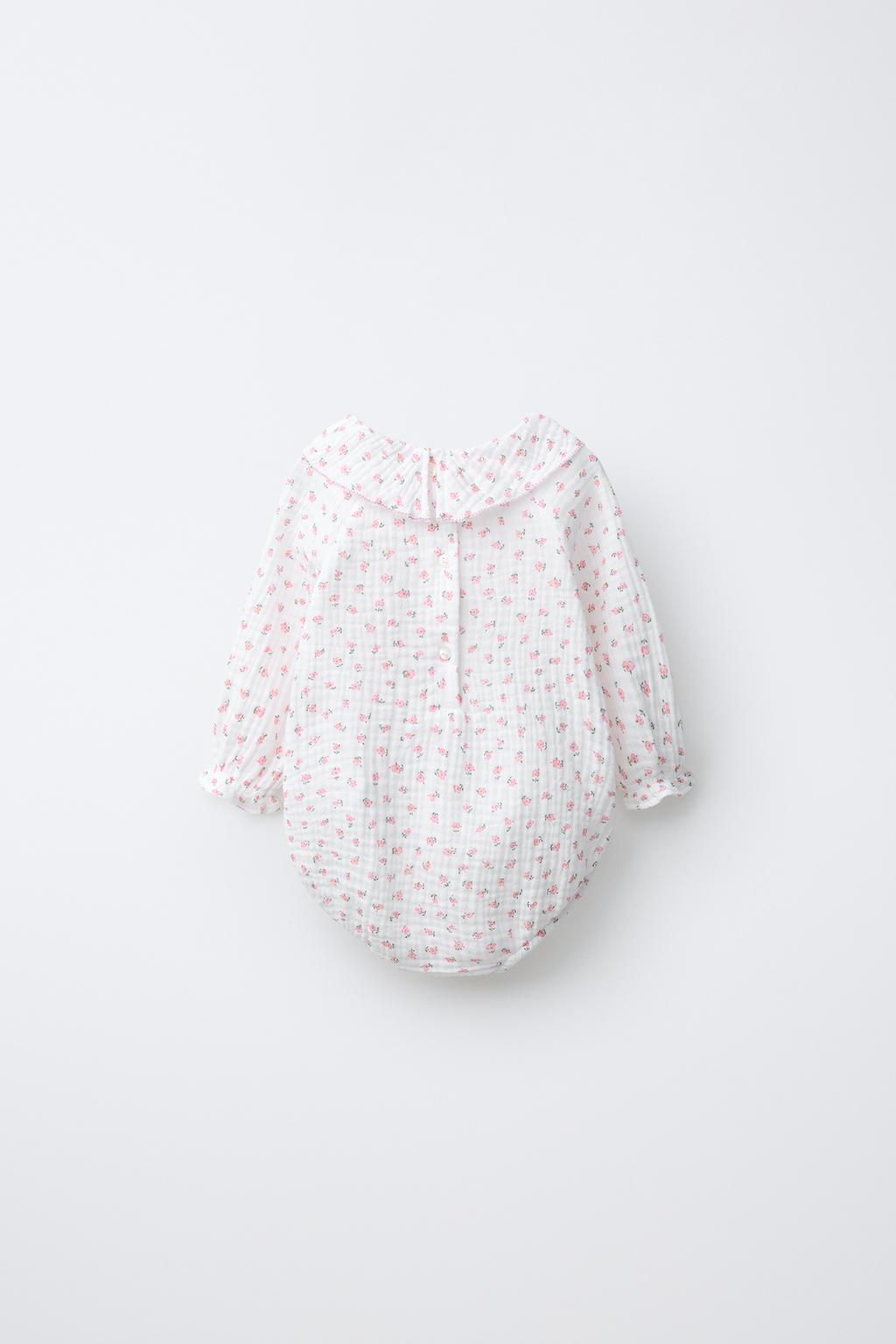 БОДИ С ЦВЕТОЧНЫМ УЗОРОМ