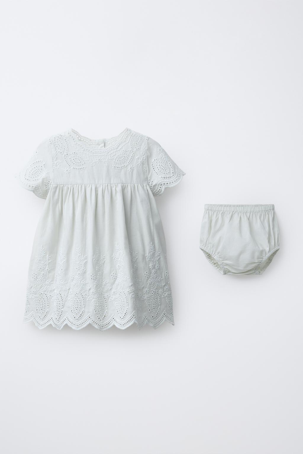 ПЛАТЬЕ ИЗ АЖУРНОЙ ВЫШИВКИ И ТРУСИКИ