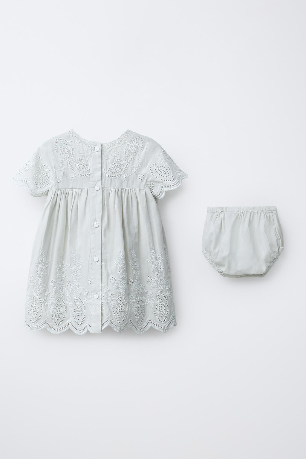 ПЛАТЬЕ ИЗ АЖУРНОЙ ВЫШИВКИ И ТРУСИКИ