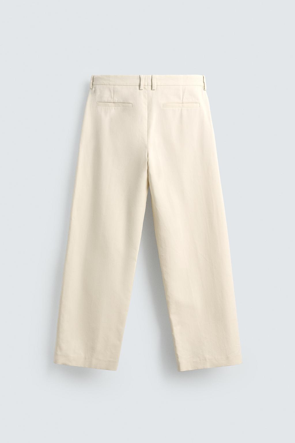 БРЮКИ ПРЯМОГО КРОЯ СО СКЛАДКАМИ - лимитированная серия