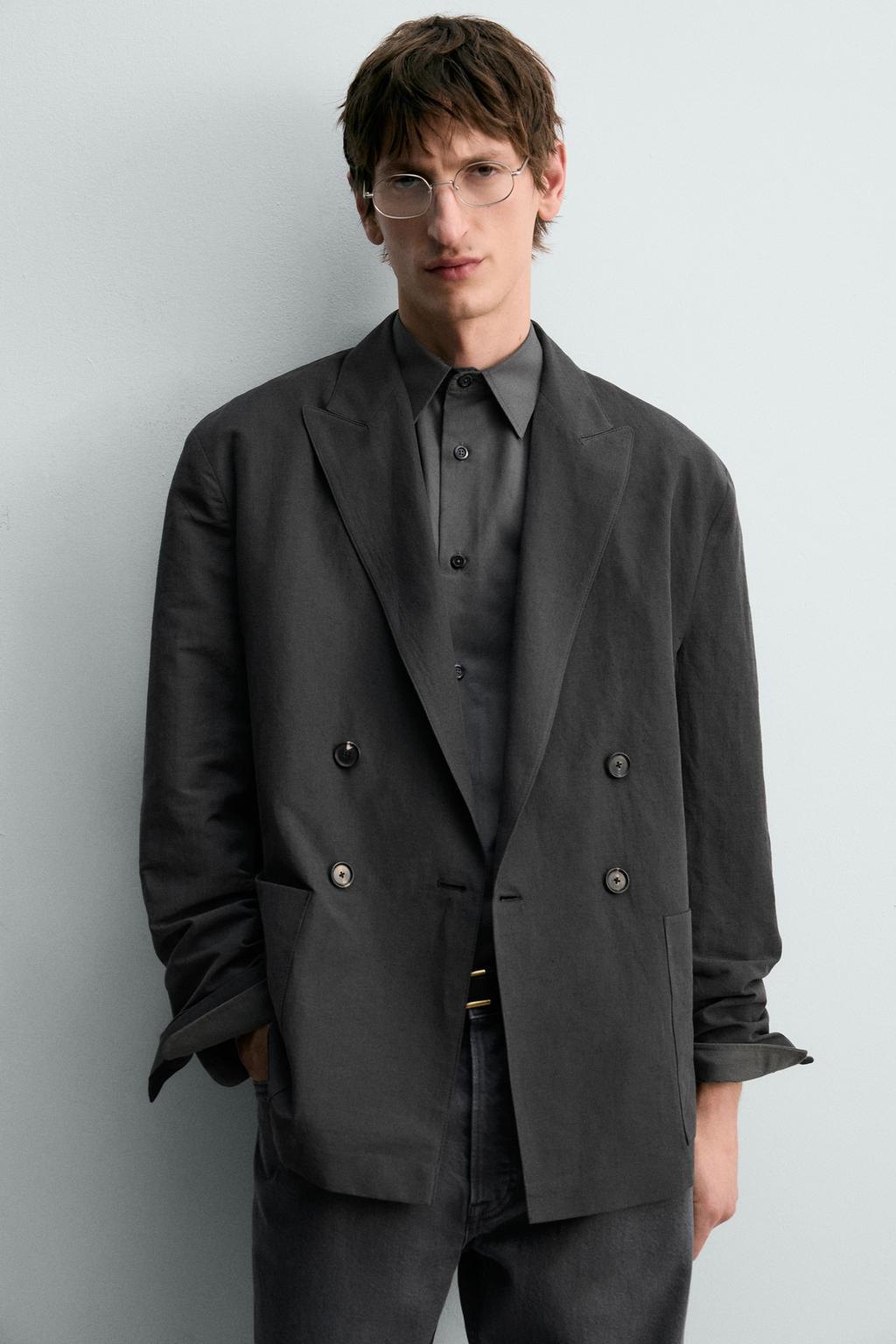 ДВУБОРТНЫЙ БЛЕЙЗЕР ИЗ ЛЬНА И ХЛОПКА лимитированная серия